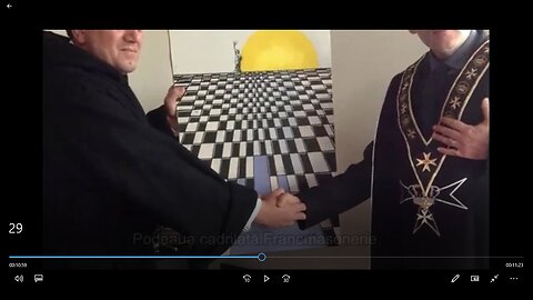 Semne și simboluri oculte. 29. Pavimentul masonic alb-negru.