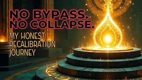 No Bypass, No Collapse: My Honest Recalibration Journey ✨ By Lightstar