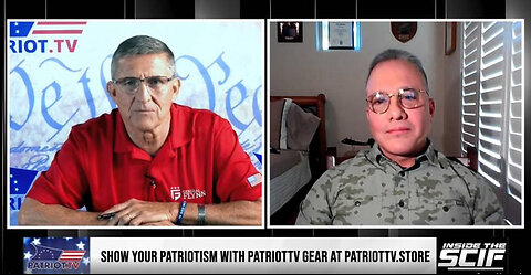 Inside the SCIFF with LTG Michael Flynn (R) and MSG Jack Dona (R)