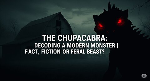 The Chupacabra: Decoding a Modern Monster | Fact, Fiction, or Feral Beast?