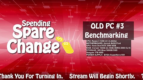OLD PC #3 - Benchmarking