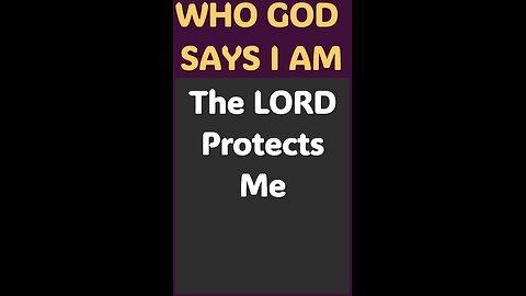 THE LORD PROTECTS ME #wordofgod #Jesus #God #spirituality #protection #blessings #win #rescue