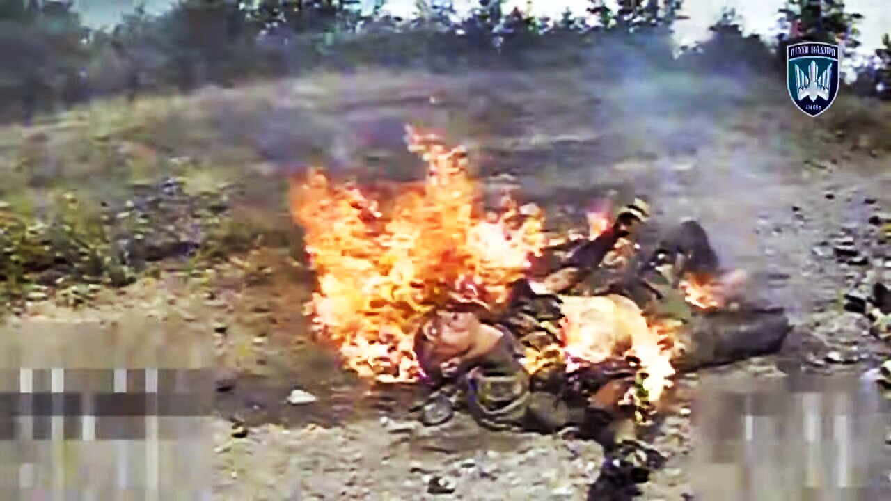 Russian Fascist Burns Alive, Desperately Reaching for Putin’s Embrace