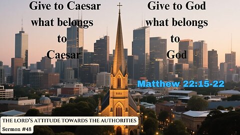 Render Unto Caesar — The Balance Between Earthly Duty and Divine Calling