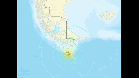 7.4 magnitude earthquake south of Argentina