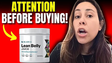 IKARIA LEAN BELLY JUICE (⚠️SCAM OR LEGIT?) Ikaria Juice - Ikaria Lean Belly Juice Really Work?