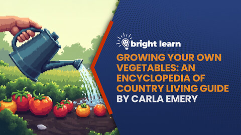 BrightLearn - Growing Your Own Vegetables by Carla Emery