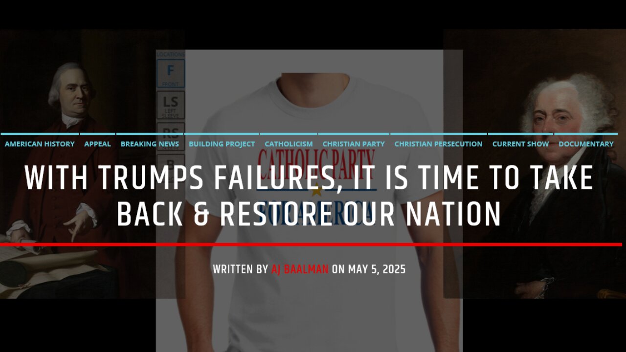 With Trump's Failures, It Is Time To Take Back & Restore Our Nation