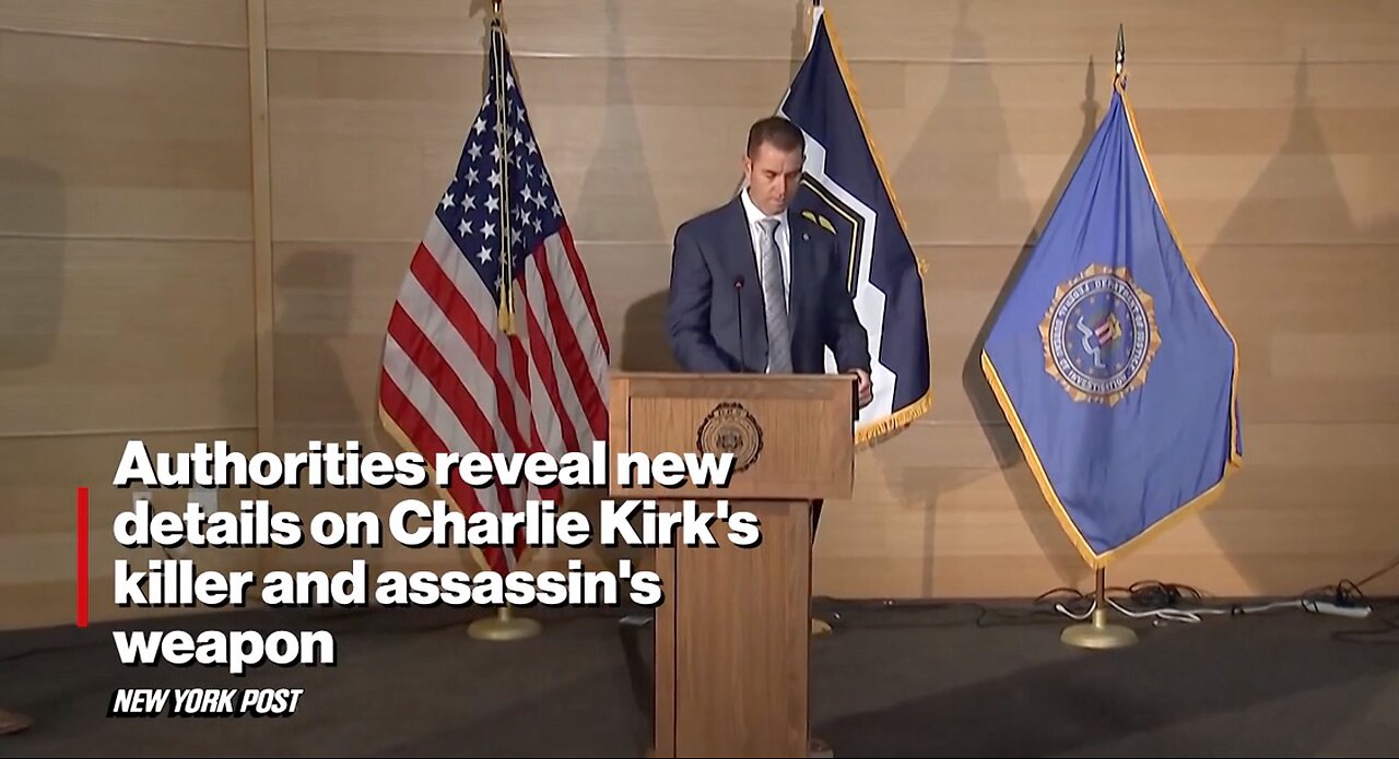 Authorities reveal new details on Charlie Kirk's killer and assassin's weapon