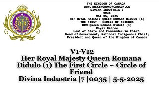 Her Royal Majesty Queen Romana Didulo (1) The First Circle ~ Circle of Friend Divina Industria |7 |