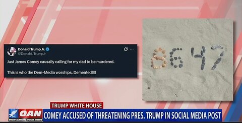 COMEY ACCUSED OF THREATENING TRUMP IN SOCIAL MEDIA POST