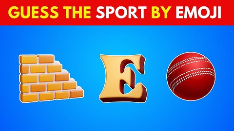 Guess the Sport by Emoji! ⚽🏀🏈 Cawcaw Quiz