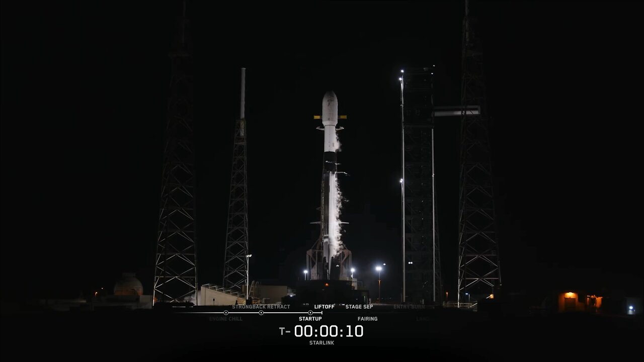 SPACEX SUCCESSFULLY LAUNCHES, THE STARLINK GROUP (6-94) MISSION.