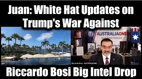 Juan O Savin & Riccardo Bosi Big Intel Drop: White Hat Updates on Trump's War Against. Bannons War Room