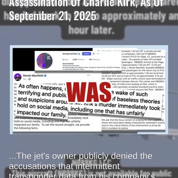 Fact Check: Private Jet N888KG Is NOT Part Of Investigation Into Utah Assassination Of Charlie Kirk