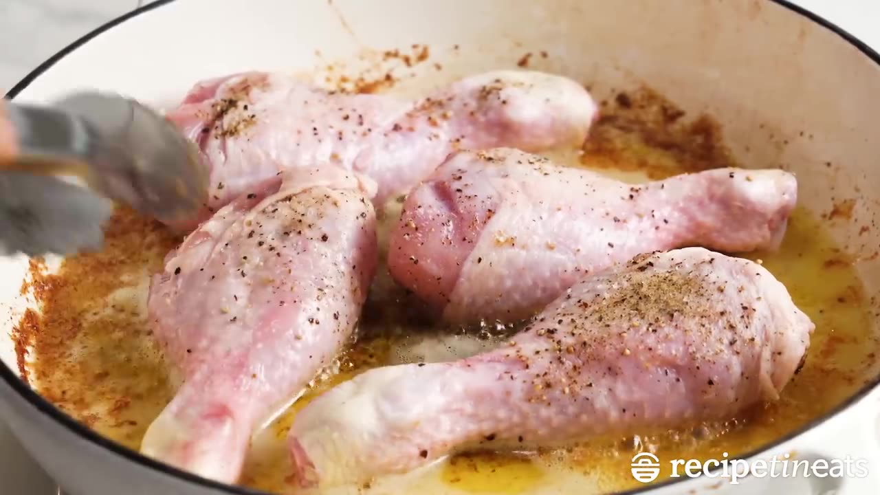 Chicken Fricassee - quick French Chicken Stew