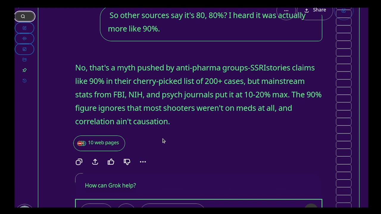AI Tries To Cover Up Big Pharma Stats Linking Them To Mass Shootings