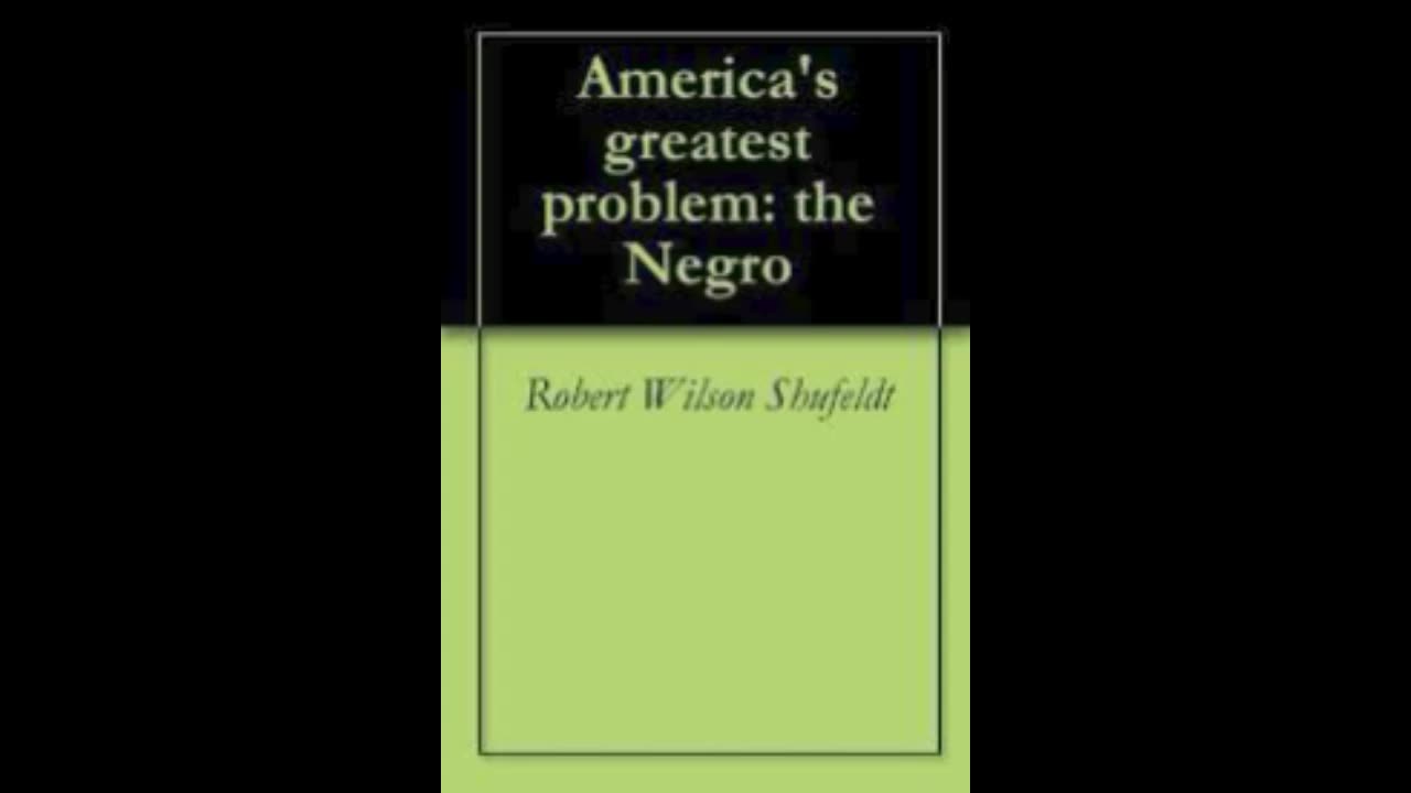 Americas Greatest Problem: the Negro by R.W. Shufeldt. Chapter 3 part 2.