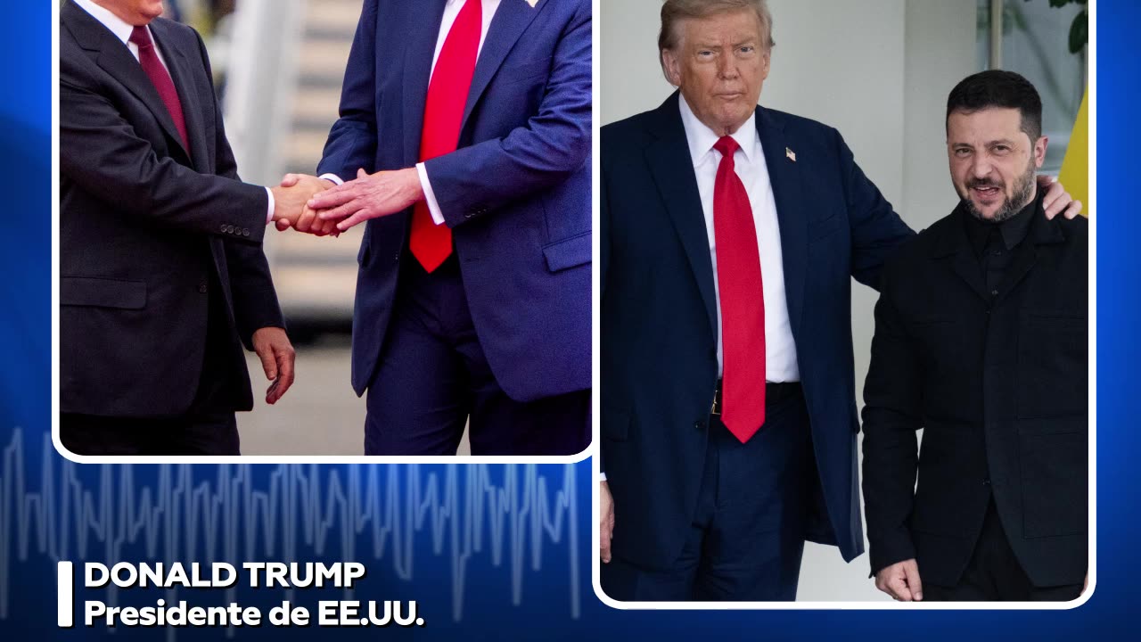 Trump: "Tuve reuniones muy positivas con Putin y con Zelenski"