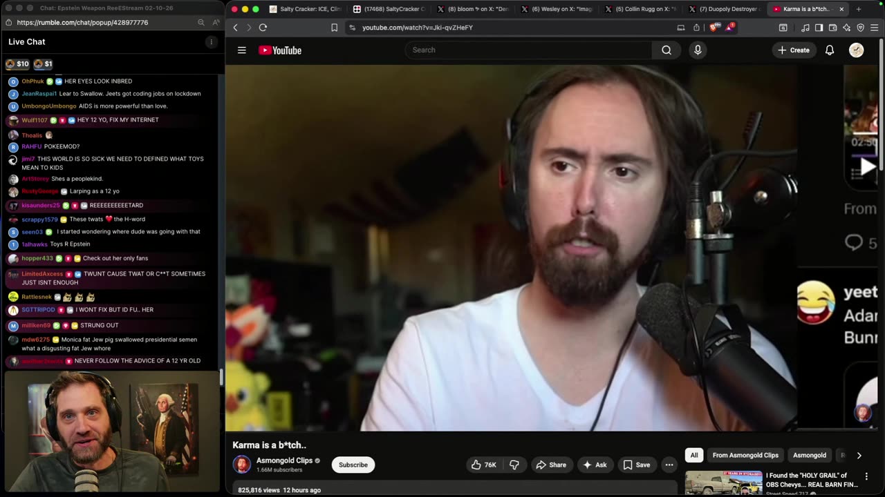 TheSaltyCracker: Epstein Weapon ReeEStream 02-10-26.......