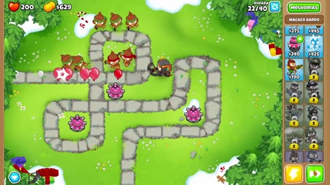 Bloons TD 6 Ape Field Easy Round 22