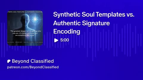 Synthetic Soul Templates vs. Authentic Signature Encoding