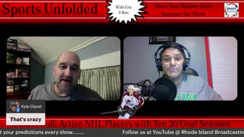Pick N Roll S3E2: Active NHL Players With Ten 20 Goal Seasons