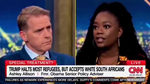 Former Biden-Harris Staffer Takes Disturbing Shot at White Refugees During Heated CNN Segment