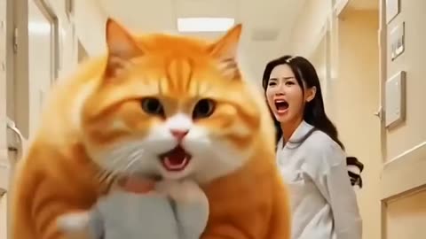 Cat stealing baby