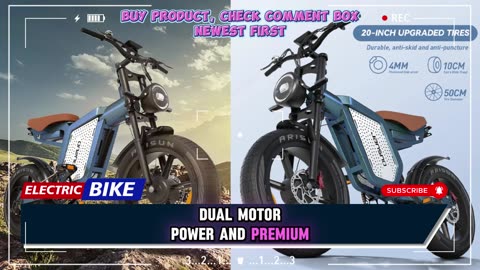 Jansno X60 Electric Bike 1500W Motor 48V23AH Battery 20*4.0 Inch Fat Tire Electric Bike