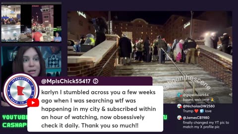 ANTIFA NOISE PROTEST AT HILTON IN MINNEAPOLIS LET'S GO