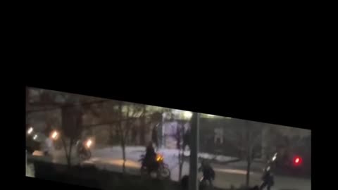Footage shows Iranian security forces shooting two protesters point-blank in Mashhad, Iran on Friday