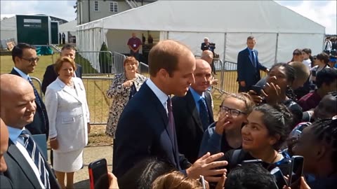 Prince William learns IRCMC Royalty is coming to England