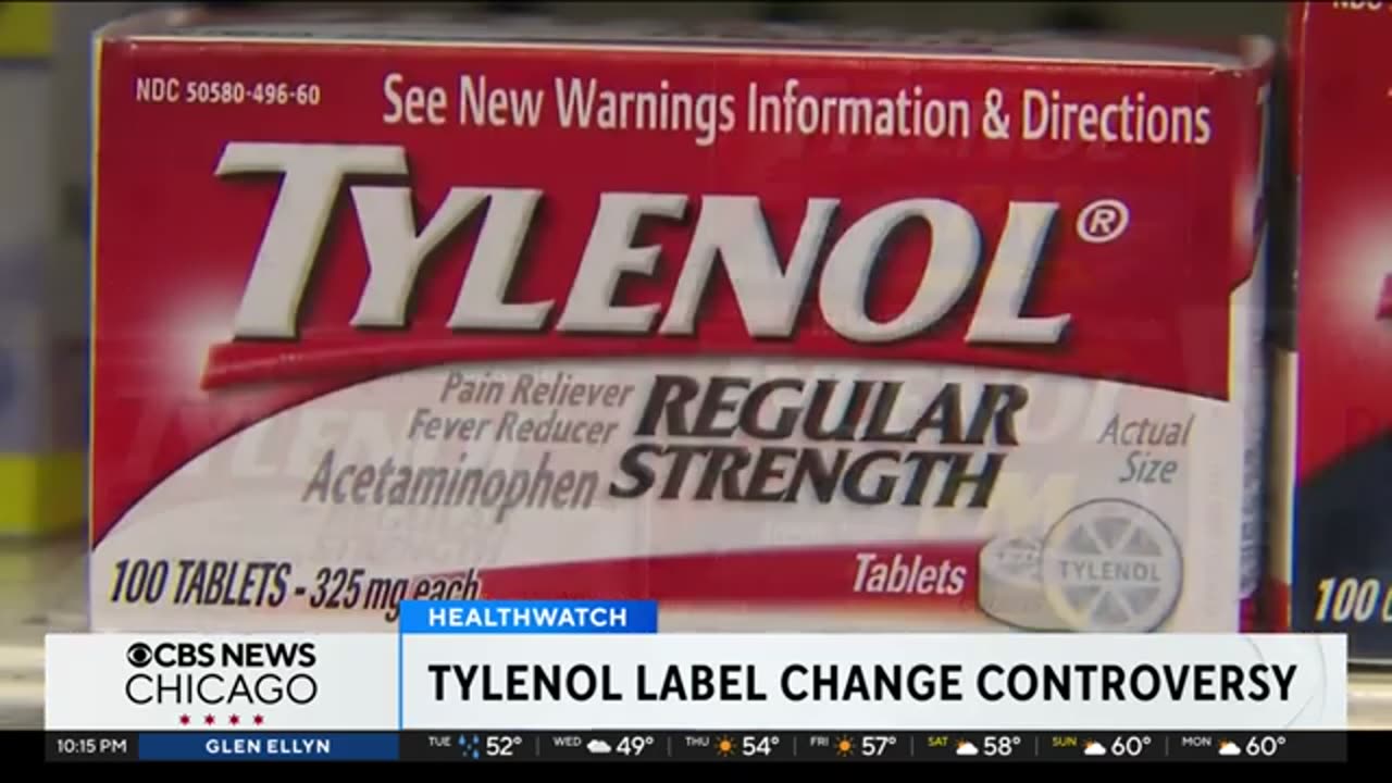 Company behind Tylenol pushes back on proposed safety label changes