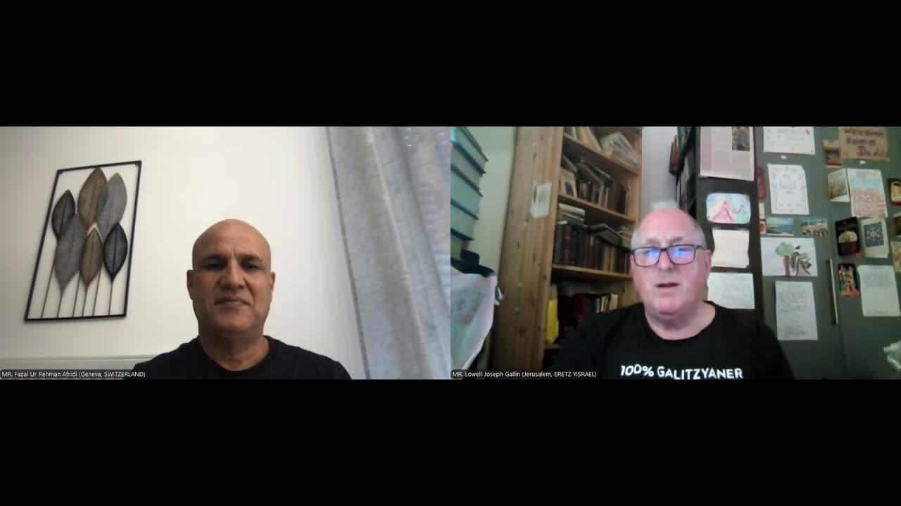R&B Monthly Seminar: R&B Pashtun-Israel Fellowship (Episode #44 -- Tuesday, July 22nd, 2025). Co-CHAIRS: MR. Fazal-ur Rehman Afridi (Geneva, SWITZERLAND). Nancy Hartevelt Kobrin (Tel Aviv, ERETZ YISRAEL/Land Of Israel)