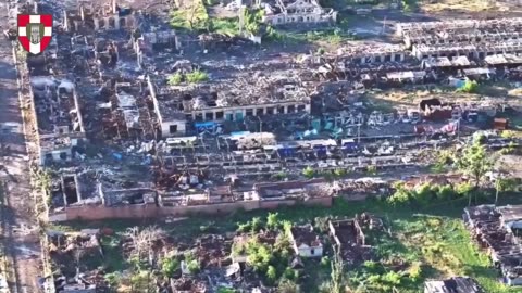 🔥🏙️ Ukraine Russia War | Aerial View of Toretsk Devastation by Russian Forces | RCF
