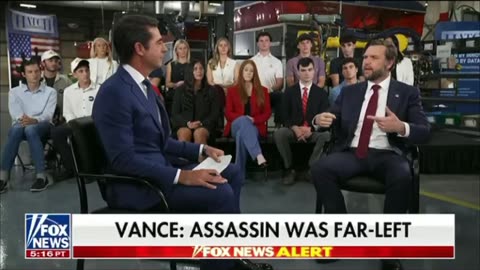 Jesse Watters Sits Down With VP Vance [Charlie Kirk, Left Wing Violence, Evil and More]