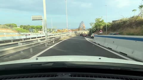POV Driving in Sicily Italy – From Tremestieri Etneo to Catania – September 9, 2025