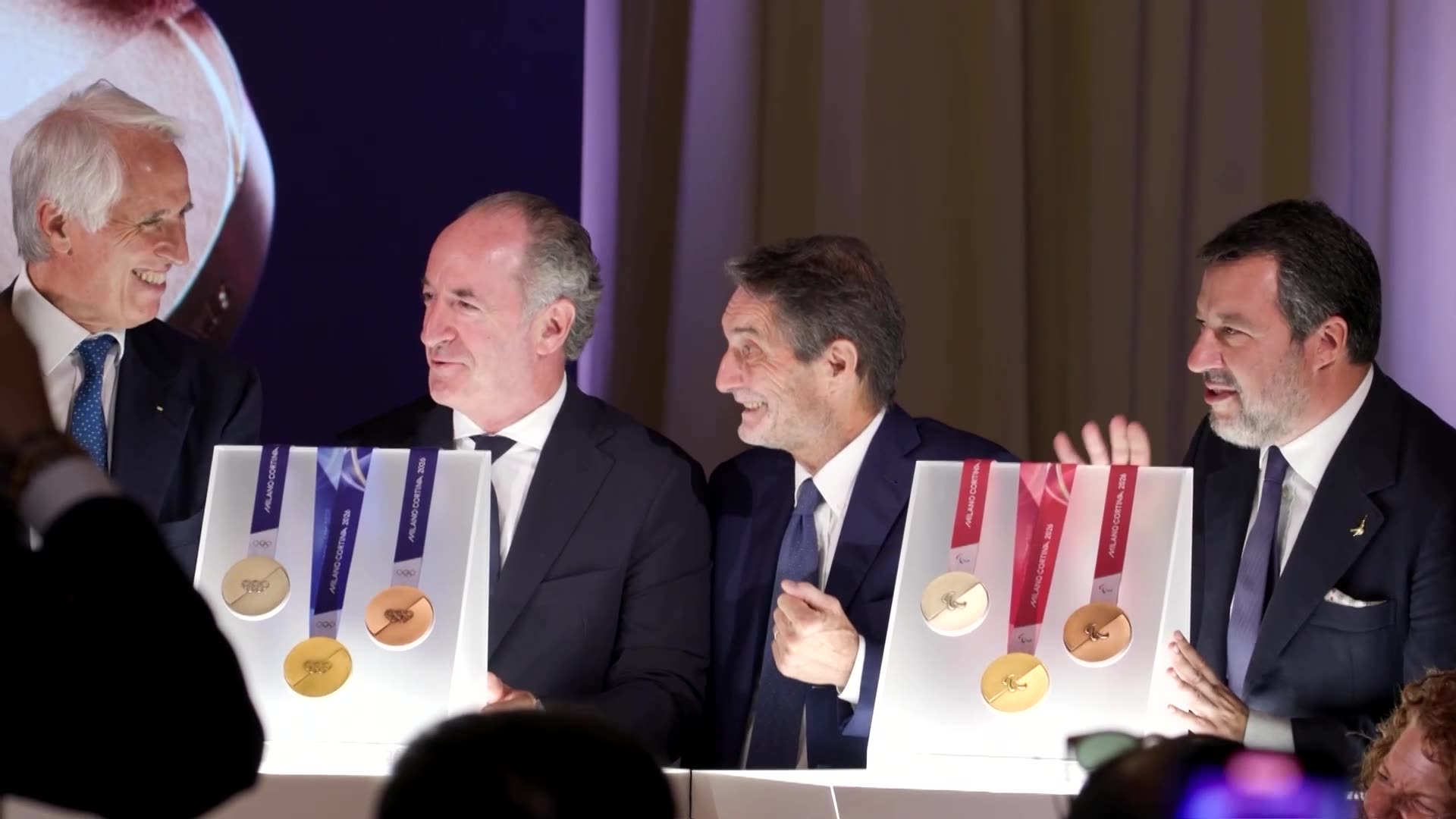 Italy unveils medals for Milano-Cortina 2026 Winter Games