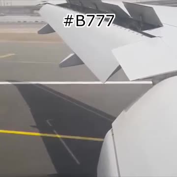 Watch Sudden Ground Spoilers After #B777 Touch Down #Aviation #Fly #AeroArduino