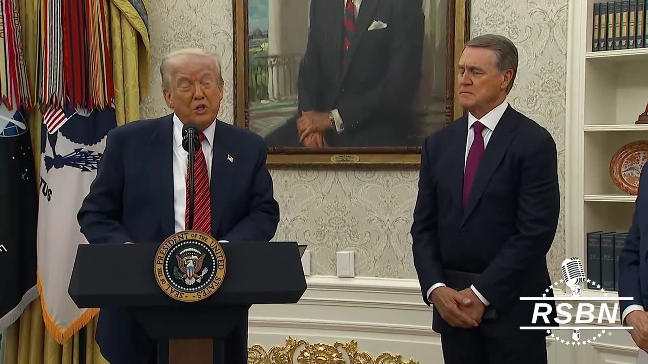 WATCH: President Trump Swears in David Perdue as the ambassador to China ahead of high-level talks