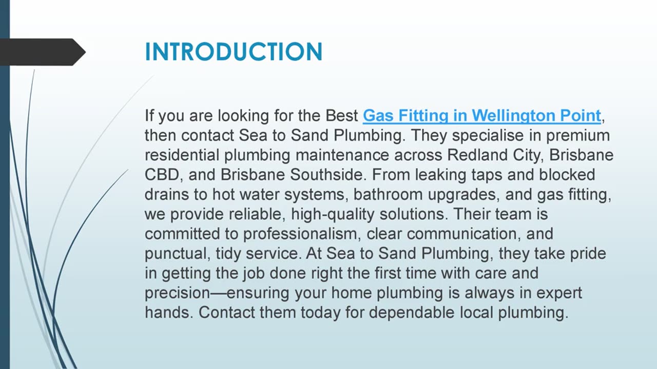 Best Gas Fitting in Wellington Point