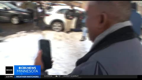 'She's pregnant!' ICE hit with snowballs as agents drag woman 'face down on the ground'