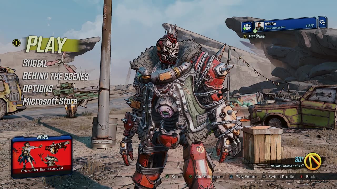 Borderlands 3 just playing pre-B4 release