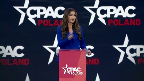 Kristi Noem speaks at CPAC 2025 in Poland - May 27, 2025