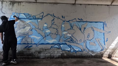 Graffiti Piece Time-lapse