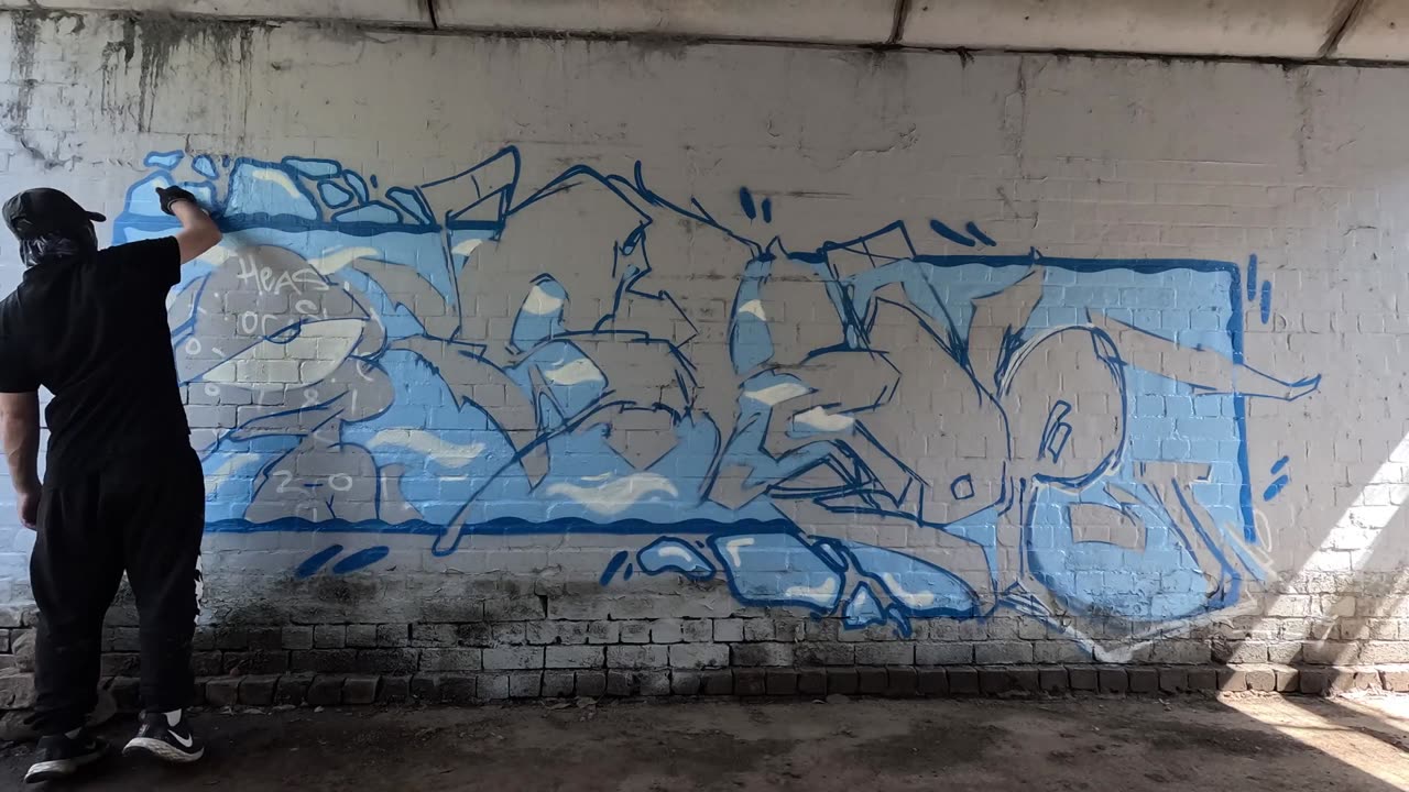 Graffiti Piece Time-lapse