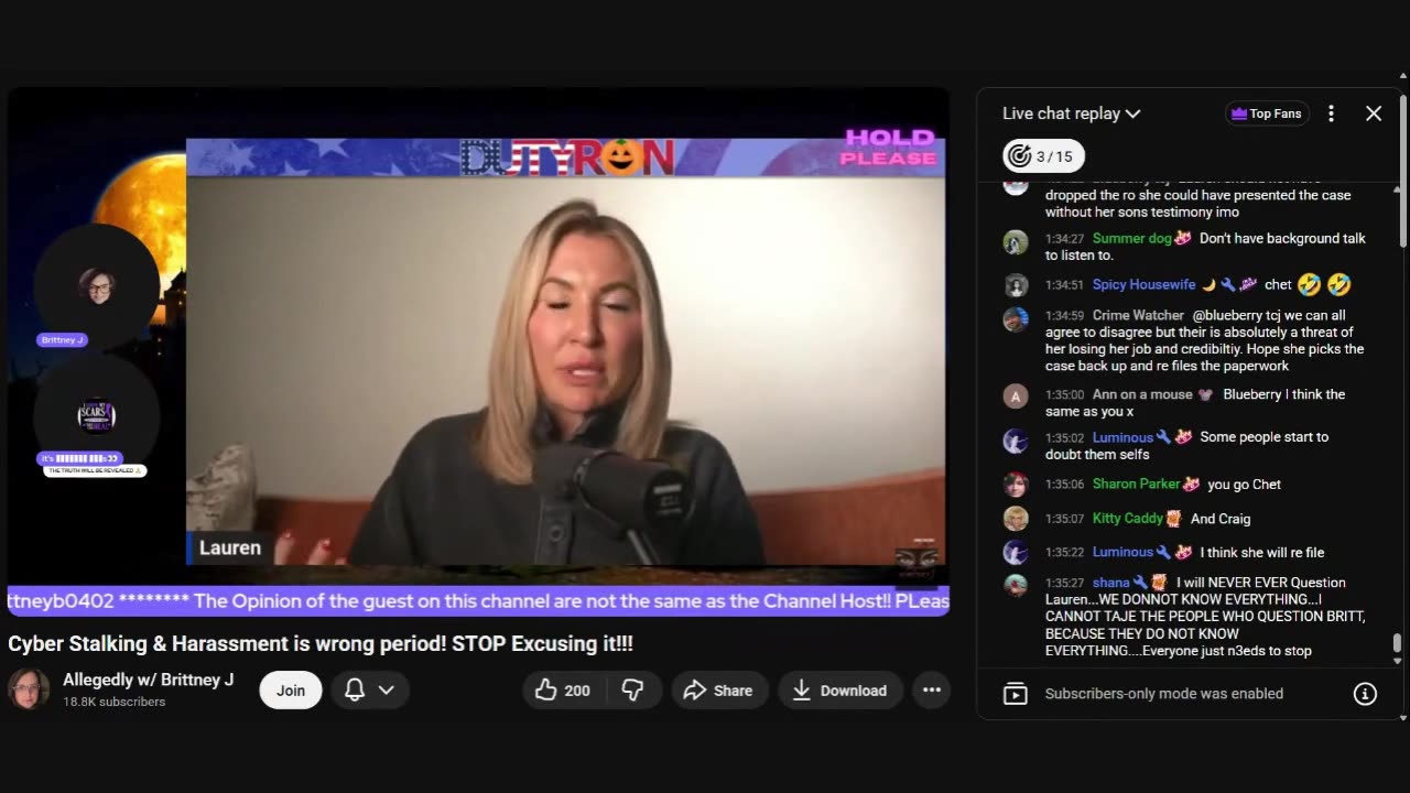 Cyber Stalking & Harassment is wrong period! STOP Excusing it!!!
