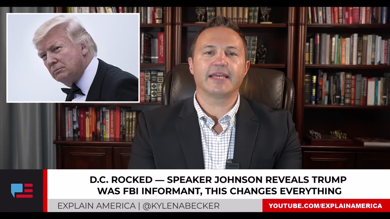 D.C. ROCKED — Speaker Johnson Reveals Trump was FBI INFORMANT, This Changes Everything