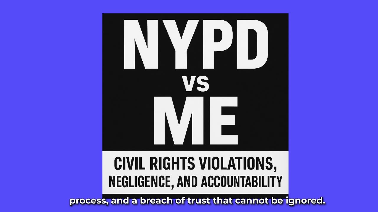 Part 27. NYPD Public Servants | $175K Salaries, Civil Rights Violations, and Negligence